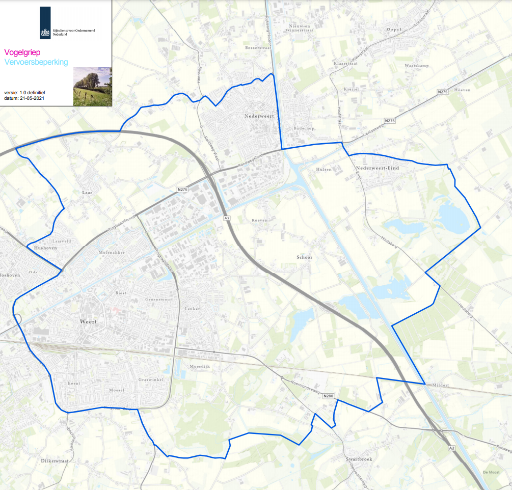 Vogelgriep vastgesteld bij kalkoenbedrijf in Weert