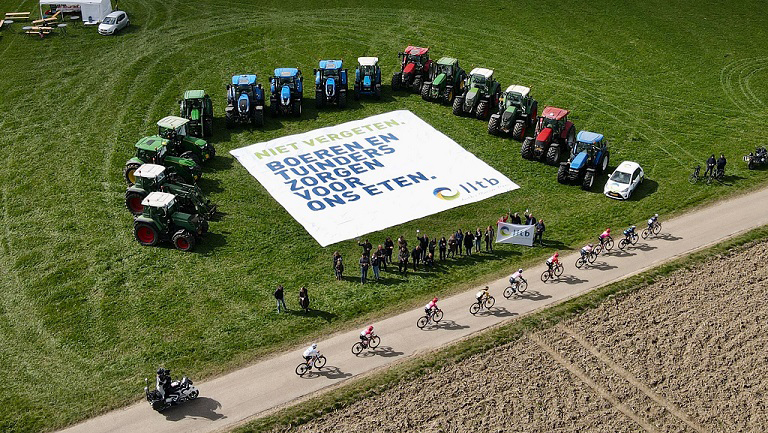 Publieksactie Land- en tuinbouwsector tijdens Amstel Gold Race